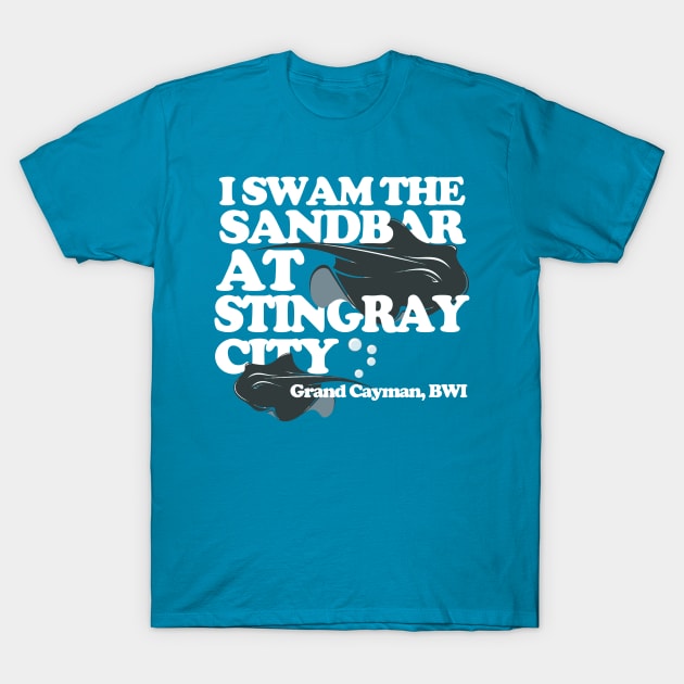 Grand Cayman Stingray City Sandbar T-Shirt by PopCultureShirts